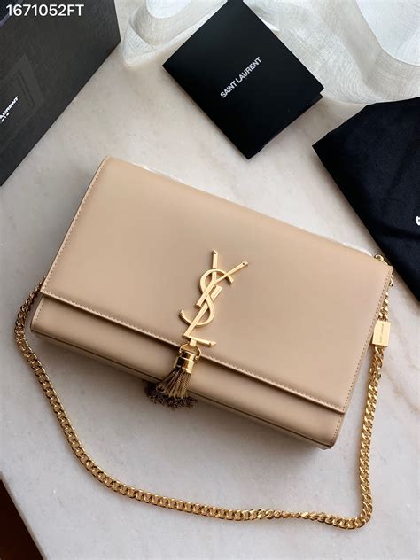 ysl cream chain bag|ysl shoulder bag beige.